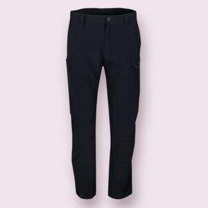 FINTECH Men's Dress Black Work Pants